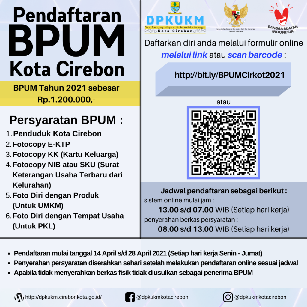 Link Daftar Bantuan Banpres UMKM Kota Cirebon Tahap 3